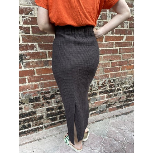 Rundholz Women’s Wool Blend Brown Maxi Pencil Skirt Lagenlook Style Size L-XL - Picture 6 of 11